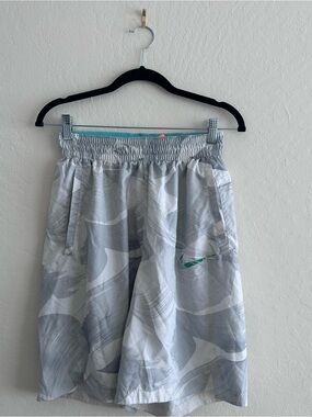 Nike Drifit y2k Gray Abstract Camouflage Athletic Shorts
